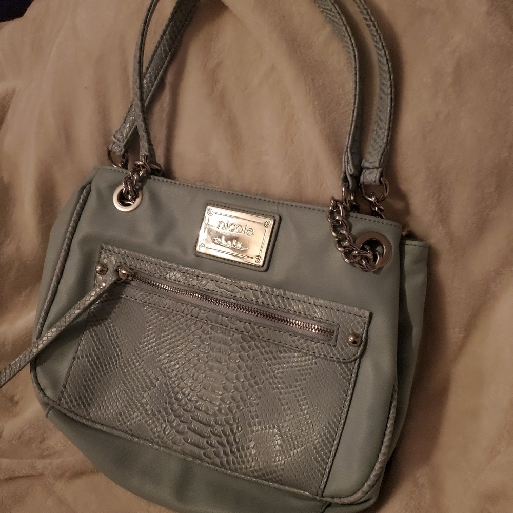 Nicole by Nicole Miller baby blue purse